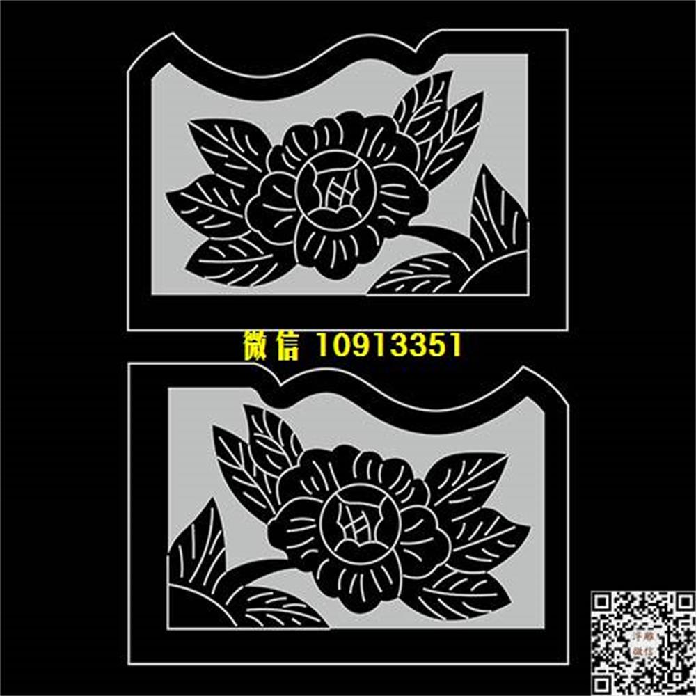 精雕图61花包谷线雕图线条图单线铣底图_电脑雕刻plt文泰矢量图精雕图浮雕图